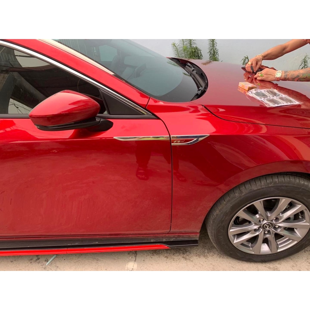 Ốp mang cá kim loại kiểu mới cho xe Kia Seltos HÀNG CAO CẤP