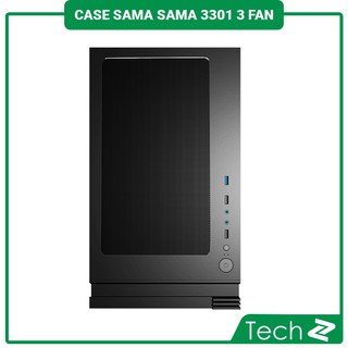 Vỏ Case SAMA 3301 (Mid Tower/Màu Đen/Mặt Lưới)