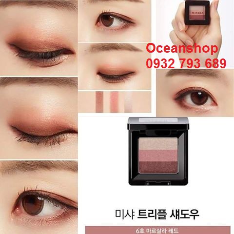 Phấn Mắt 3 Màu Đẹp Hoàn Hảo Missha The Style Triple Shadow về hàng SALE 50%