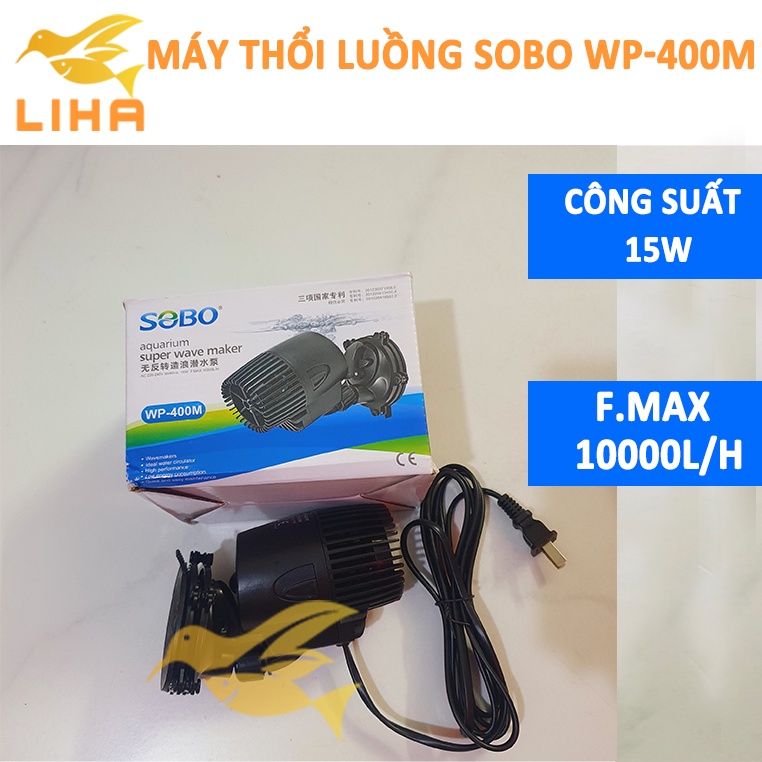 Máy Thổi Luồng Sobo - Máy Sobo WP50M WP100M WP200M WP300M WP400M WP800M Tạo Dòng Nước, Làm Sạch Chất Bẩn Trong Hồ Cá