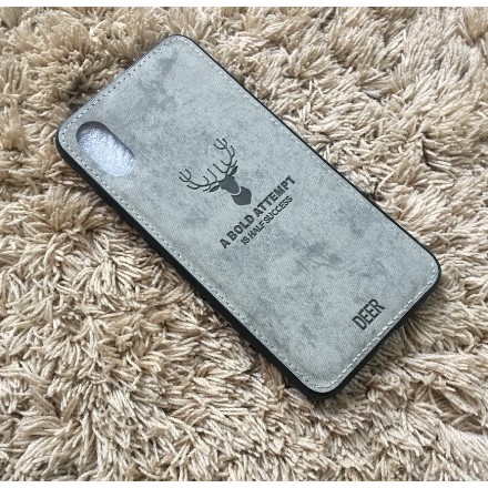 Combo 4 món Pk ốp che vân tay Xiaomi Mi 8 Ốp vân vải kaki+Cl 5D đen+cl camera+dán cacbon