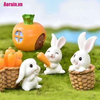 Bộ 7 chú thỏ mini trang trí sân vườn xinh xắn