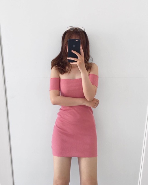 VÁY BODY TRỄ VAI CUỐN BIÊN TAY NGẮN [GEMI SHOP] | BigBuy360 - bigbuy360.vn