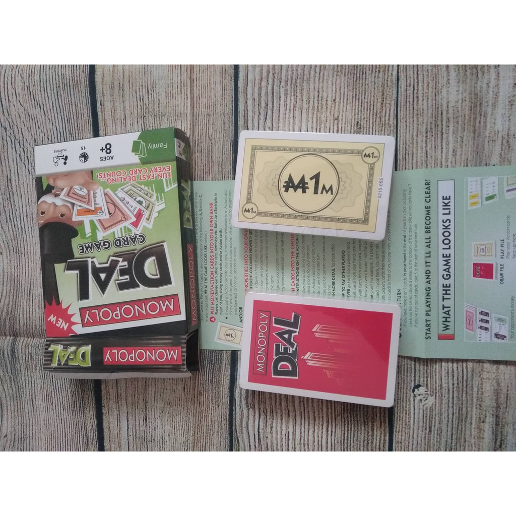TRÒ CHƠI CỜ TỶ PHÚ DẠNG THẺ- MONOPOLY DEAL -