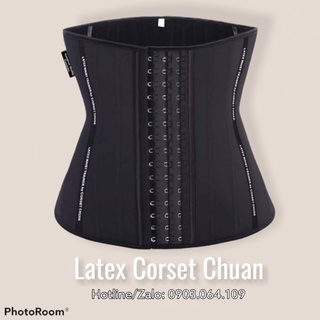 Đai nịt bụng Latex Hy Lạp Corset Chuẩn(Màu Đen)