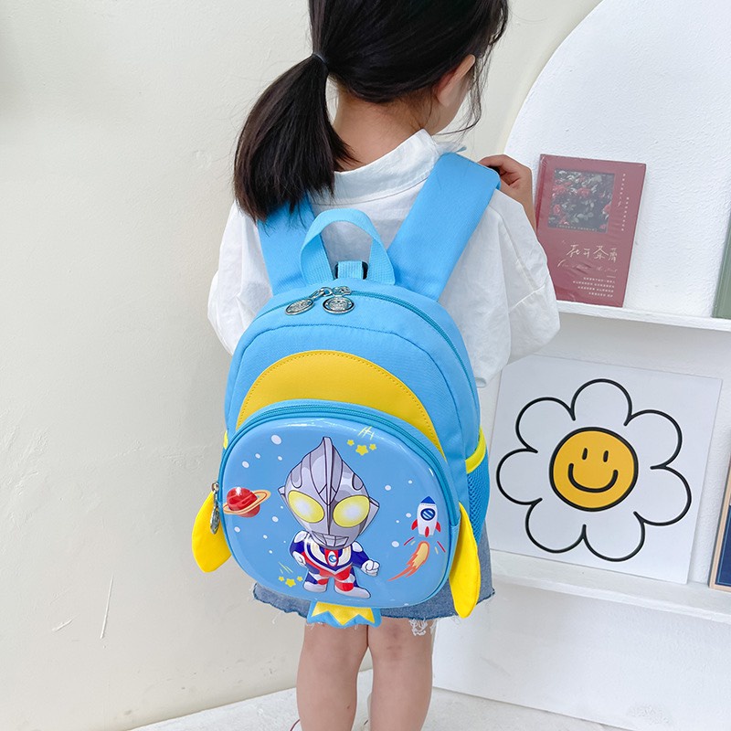 Balo siêu nhân cho bé mẫu mới 2022, quai cặp dày dặn chống nước - Hàng Quảng Châu Cao Cấp (8065)