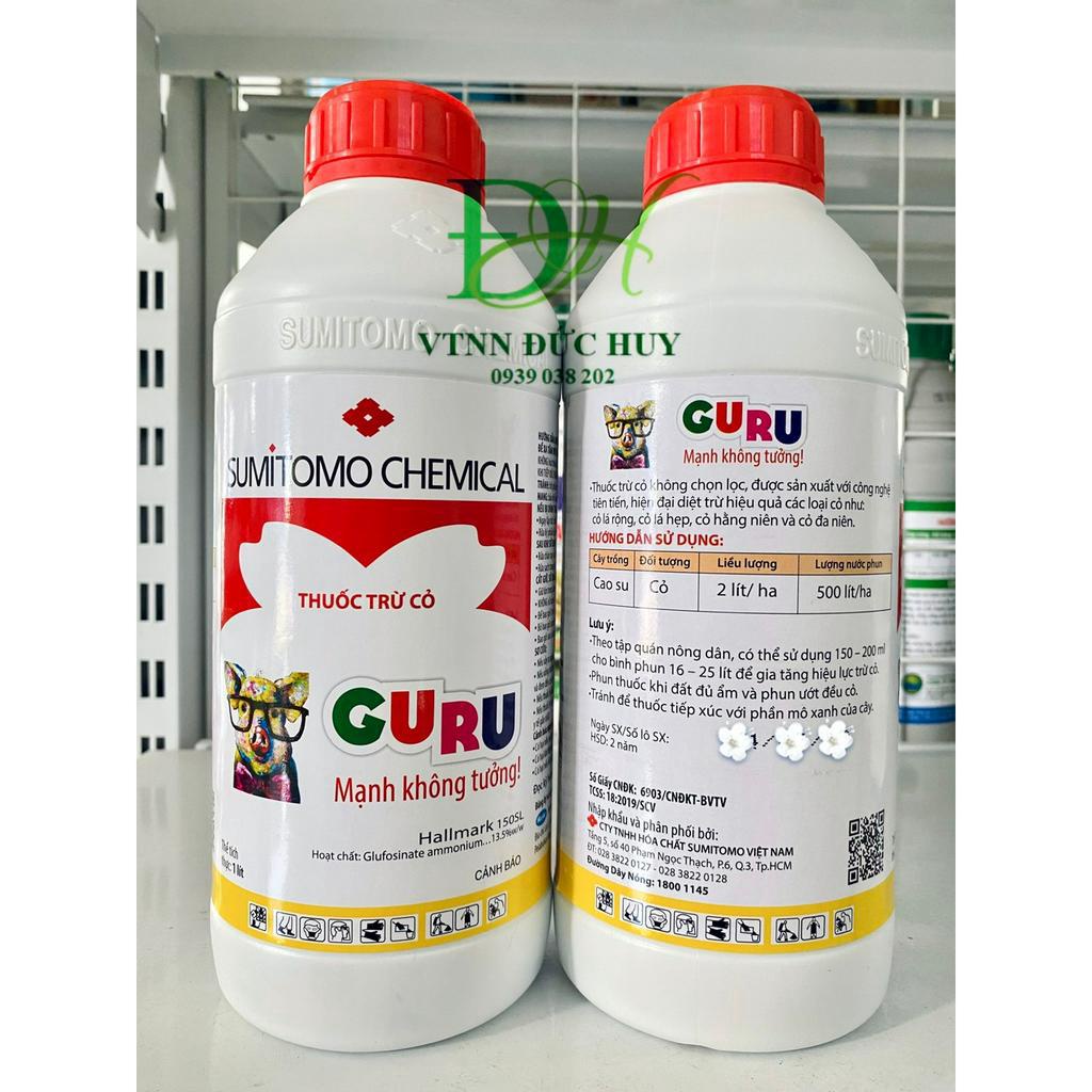 Thuốc trừ cỏ không chọn lọc GURU Hallmark 150SL – MẠNH KHÔNG TƯỞNG