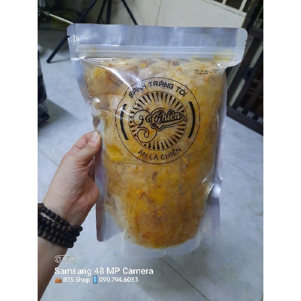 BÁNH TRÁNG TỎI TRỘN SẴN "3GHIỀN" - Túi zip 500g | BigBuy360 - bigbuy360.vn