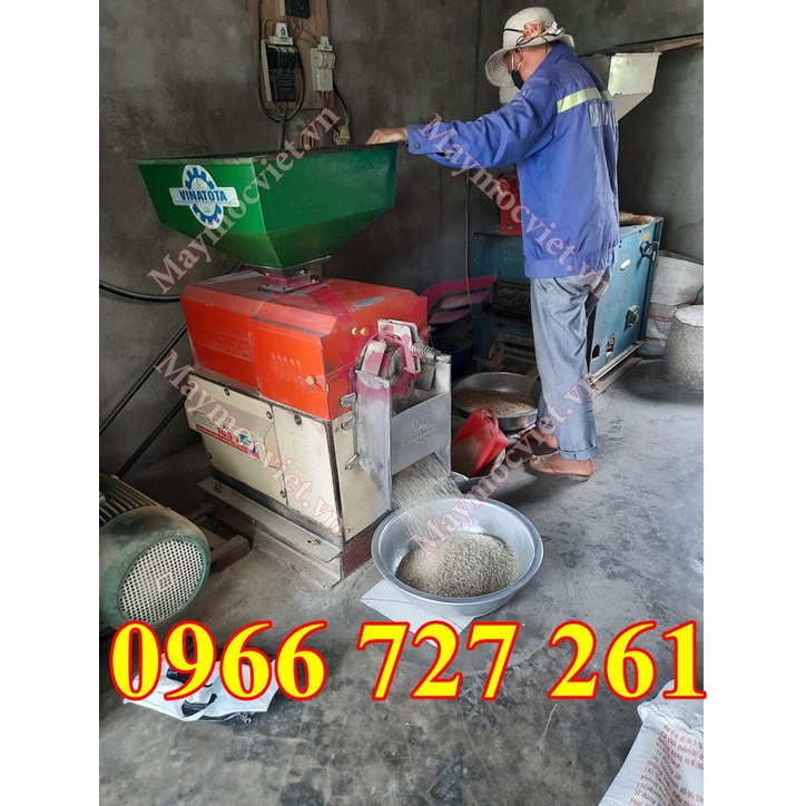 Đầu trà máy xát gạo Vinatota 1050 chà bóng, bóc trắng gạo