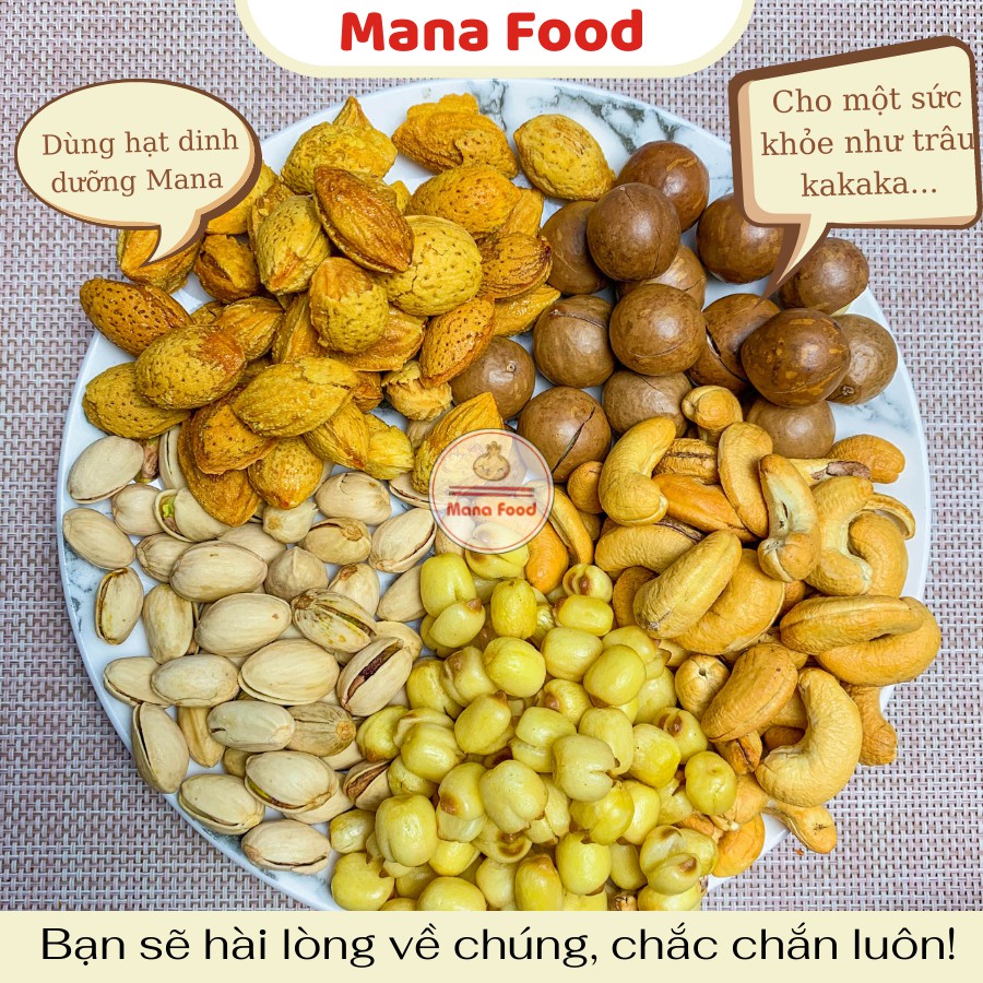 500G Mix 5 Hạt Dinh Dưỡng Mana Food, Hạt Dinh Dưỡng Mix |  VSATTP - Hạt bùi béo - Chất lượng