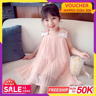 [HÀNG VNXK],Váy bé gái,đồ trẻ em,VÁY DẬP LY PHỐI NƠ,CHẤT MỀM MỊN,MÁT CHO BÉ YÊU,VÁY BÉ GÁI,NA09,QUẦN ÁO MẸ VÀ BÉ