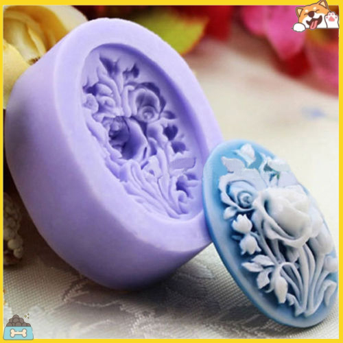 Khuôn làm bánh kẹo đa năng hình hoa xinh xắn chất liệu silicon chịu nhiệt cao