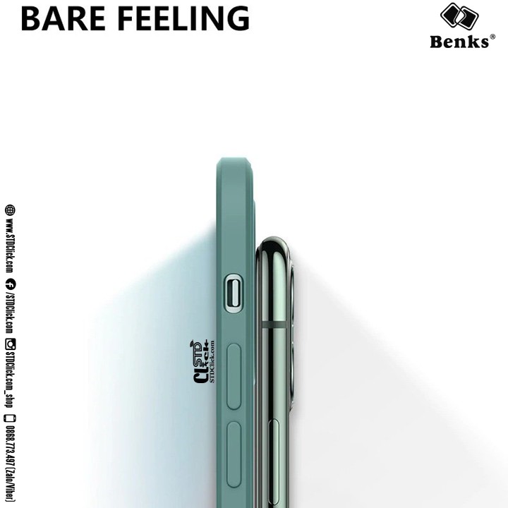 ỐP LƯNG IPHONE 11 PRO MAX - 11 PRO - 11 BENKS MAGIC CUBE VIỀN VUÔNG CHÍNH HÃNG