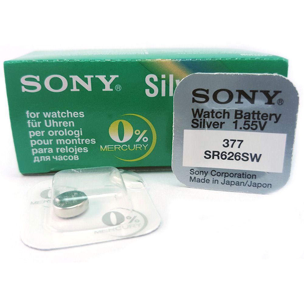 Pin Sony SR626SW - SR626 - 626 - 377 - LR626 - AG4 - Pin Đồng Hồ Đeo Tay Chính Hãng Giá Rẻ