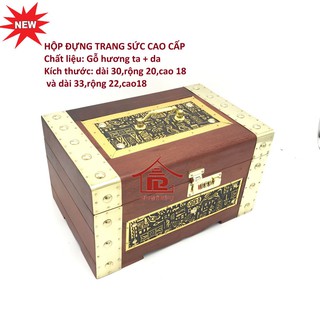 Hộp đựng trang sức,nữ trang, gỗ hương đẹp