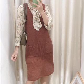 Váy len hoạ tiết
