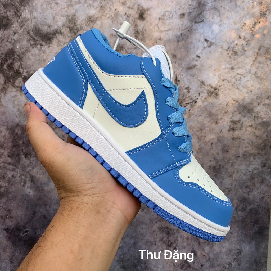 Giày JD1 LOW thể thao sneaker JORDAN 1 CỔ THẤP các màu Hot trend Đen xám xanh cam nam nữ