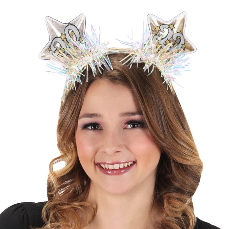 Cài Tóc Ngôi Sao Năm Mới 2022 Đính Kim Tuyến Lấp Lánh