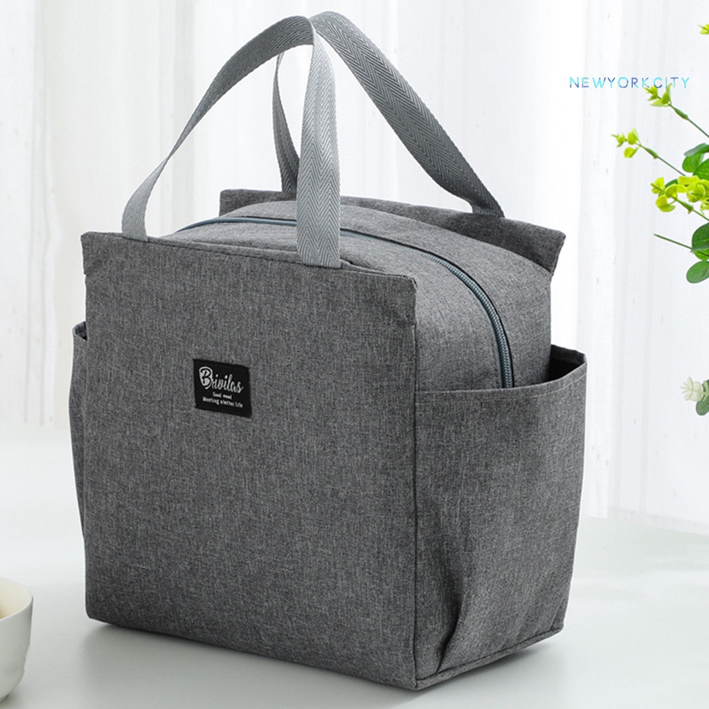Túi Đựng Hộp Cơm Trưa NYC Chống Thấm Nước Gọn Nhẹ Có Tay Cầm Tiện Dụng