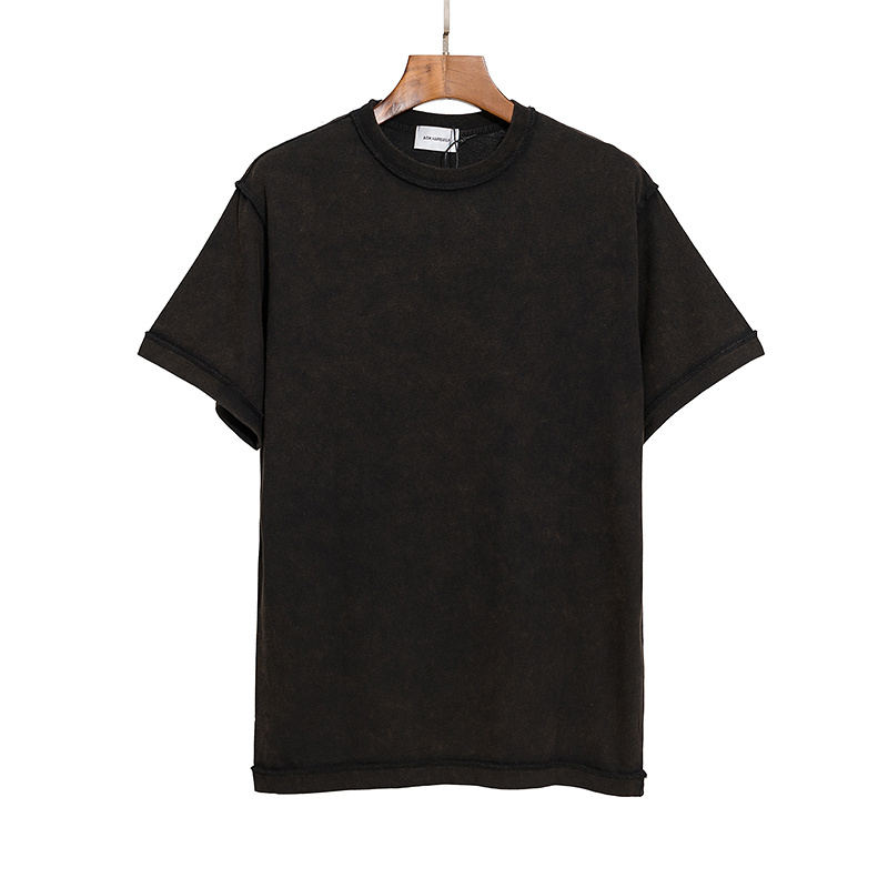 Áo Thun Tay Ngắn Cổ Tròn Dáng Rộng Chất Liệu Cotton Dày Dặn Thời Trang Cho Nam Và Nữ # 1803