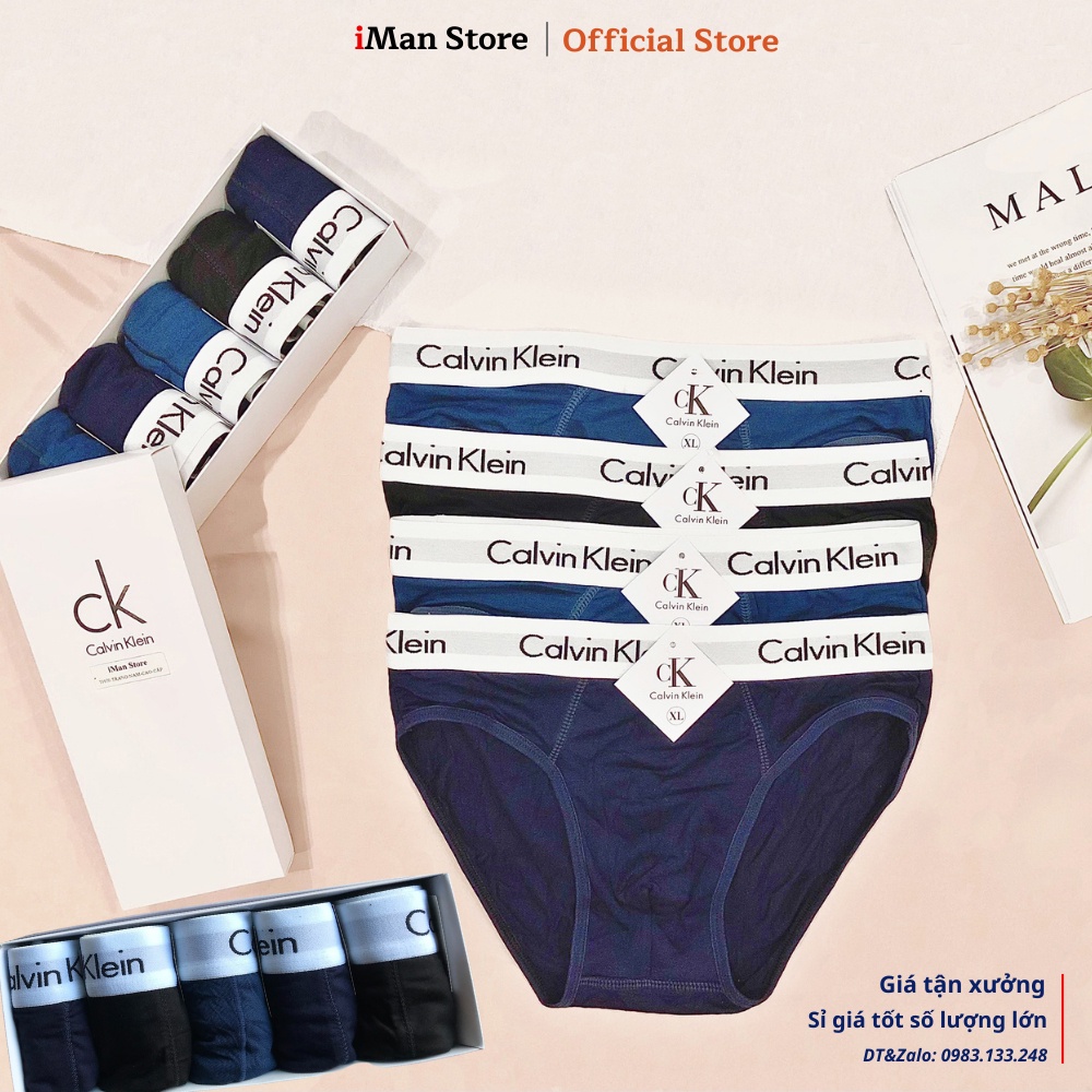 Quần Lót Nam Tam giác Thun Lạnh Cao Cấp, Quần Sịp Nam Chéo Vải Mềm Mịn, Co Dãn, Thoáng Mát iManStore