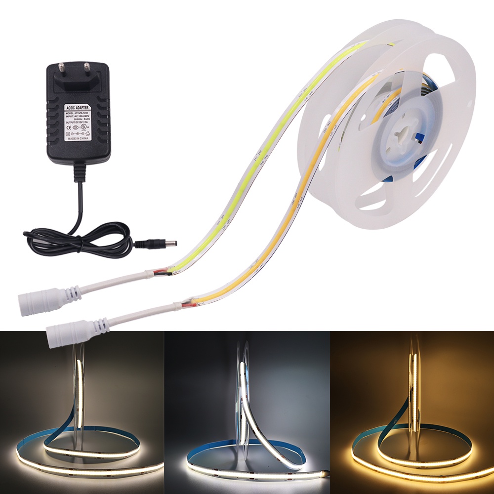 Dải Đèn LED DC12V COB 320 Bóng Không Tì Vết Tiện Dụng