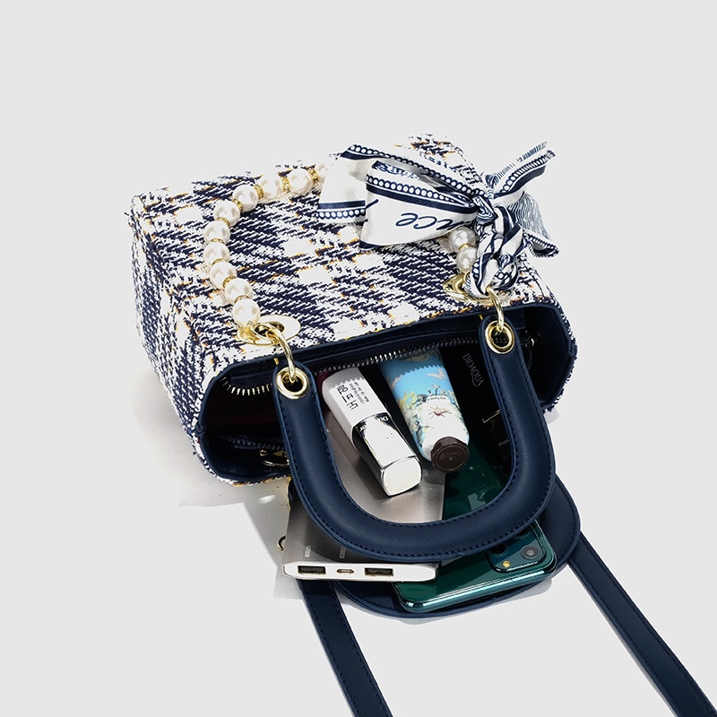 🌸Hàng Order🌸 Túi Xách Nữ CEEKAY Da Thêu Họa Tiết kèm Nơ Khóa Kéo Quai Da Quai Xách Sang Chảnh Nữ Tính 🌸 Hàng Quảng Châu