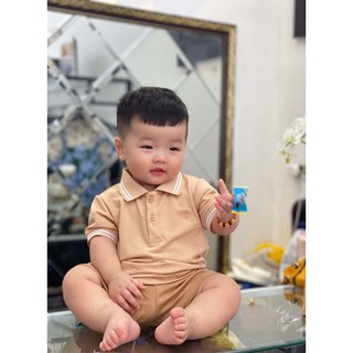 Áo polo bé trai Hrnee siêu mềm