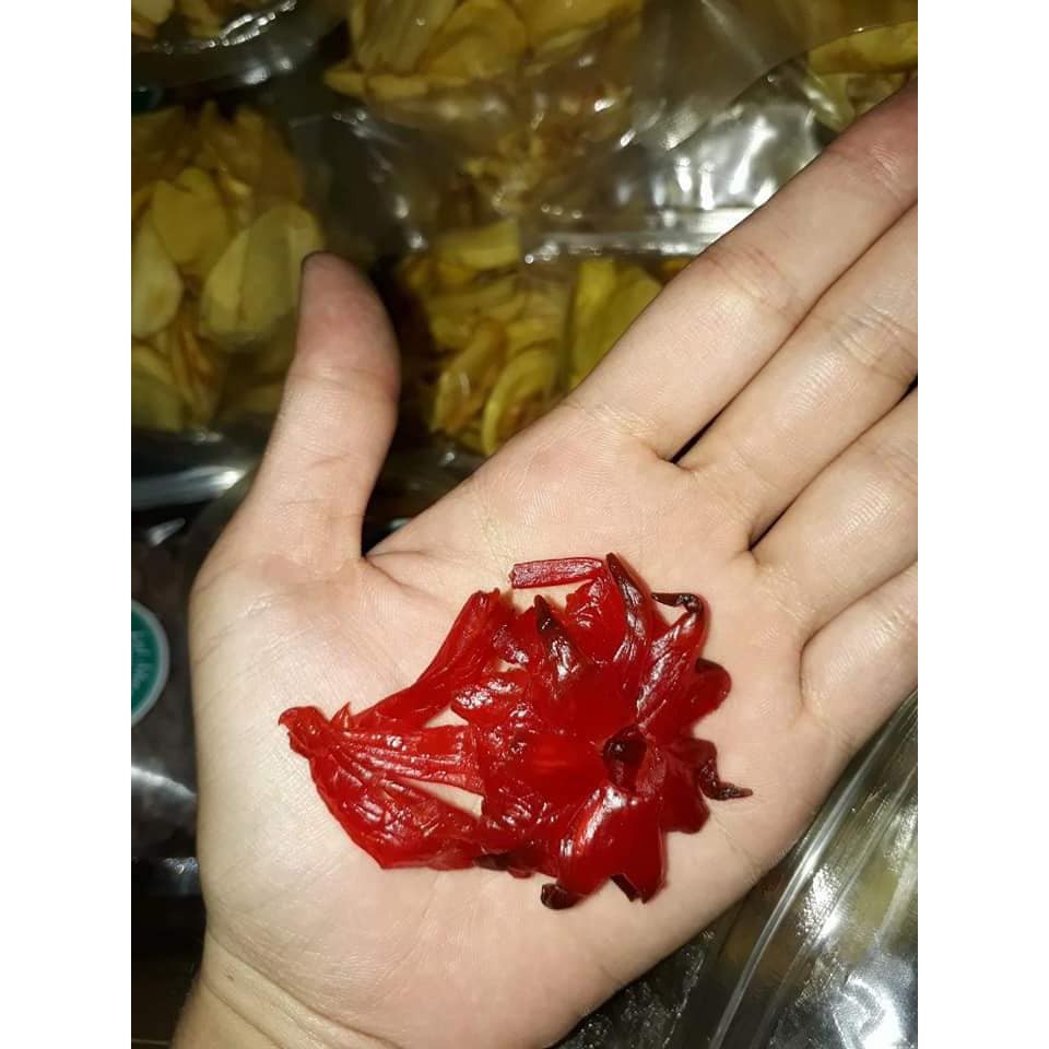 Mứt Hoa Hồng Đà Lạt (Mứt Hibiscus) Lon 290gr