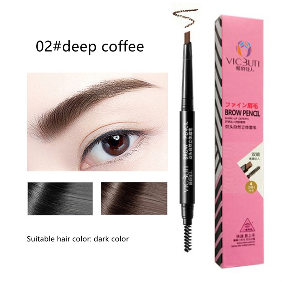 Bút chì kẻ lông mày Lismo không thấm nước lâu trôi màu sắc chân thật