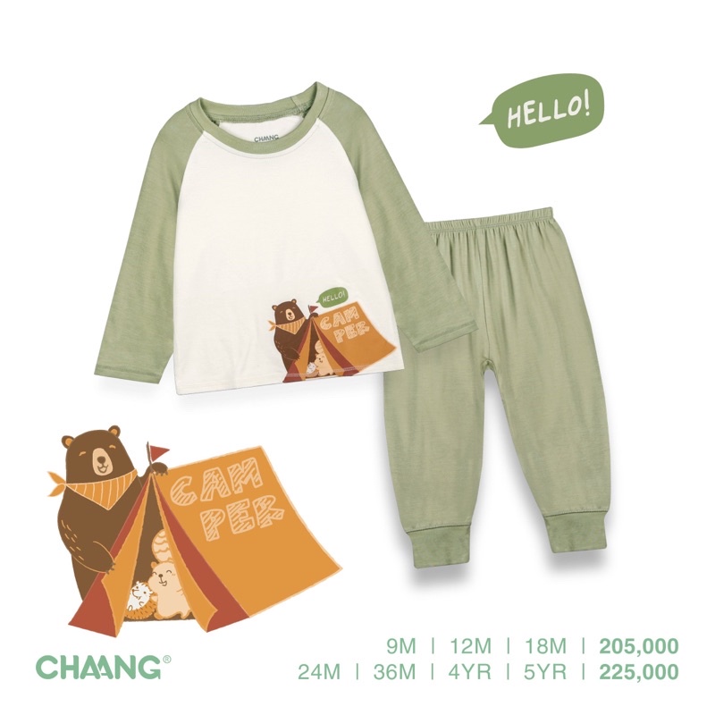 Chaang bộ dài tay raglan part AW2022D10