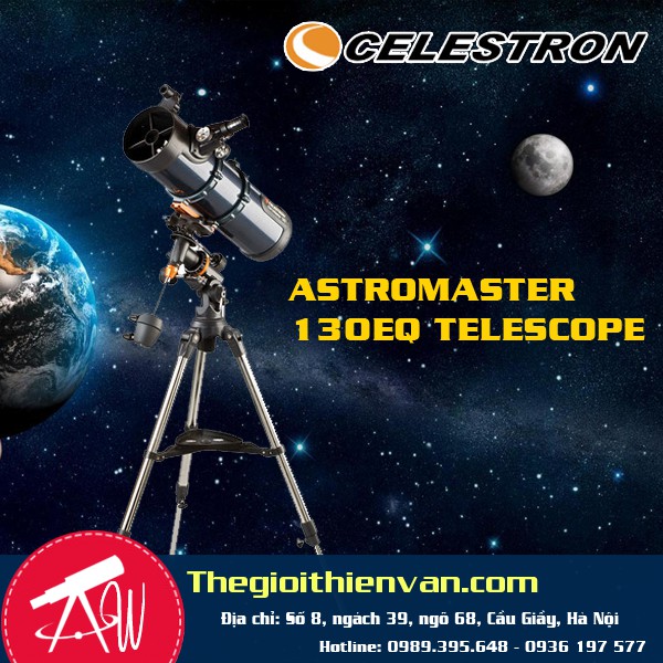 Kính thiên văn phản xạ Celestron AstroMaster 130 EQ