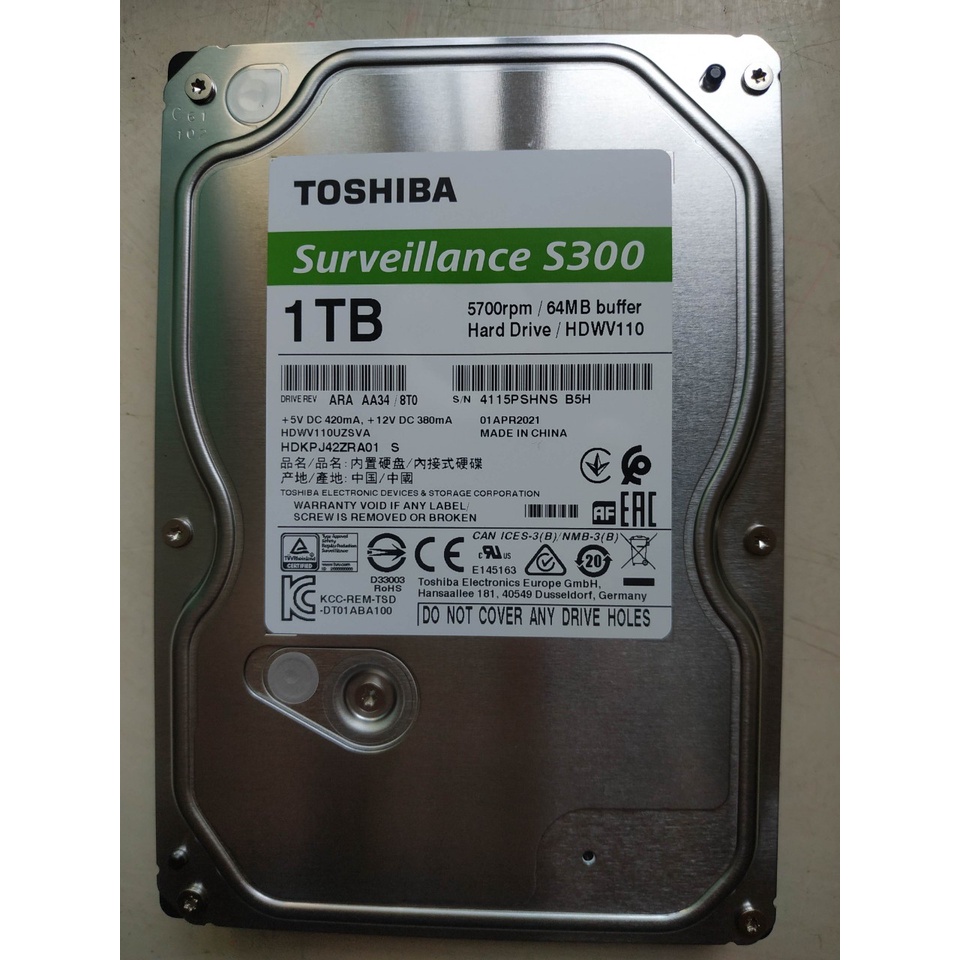 Ổ CỨNG HDD TOSHIBA 1TB/ 2TB 3.5 CHÍNH HÃNG , CHUYÊN DỤNG