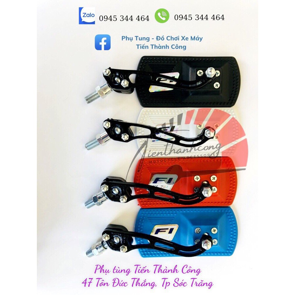 Gương xe máy chữ nhật/Kính hậu siêu mỏng