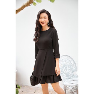 Đầm ngắn tay phối xếp ly DEA0795 - 20 Again