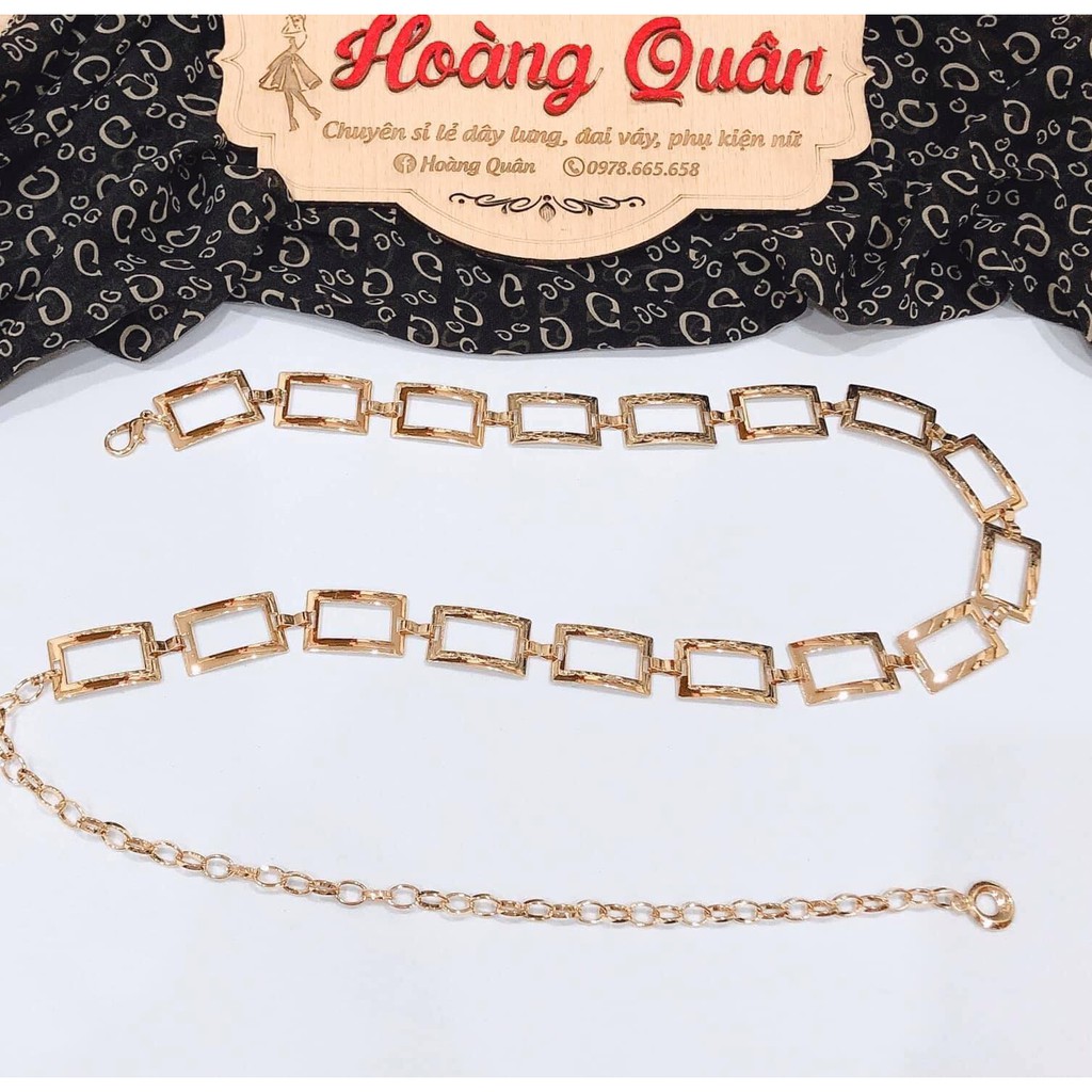 đai váy xích mặt chữ nhật 2020