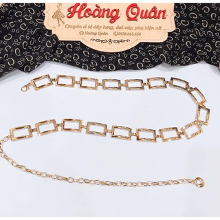 đai váy xích mặt chữ nhật