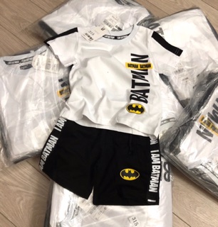 Bộ Next Batman bé trai đen trắng