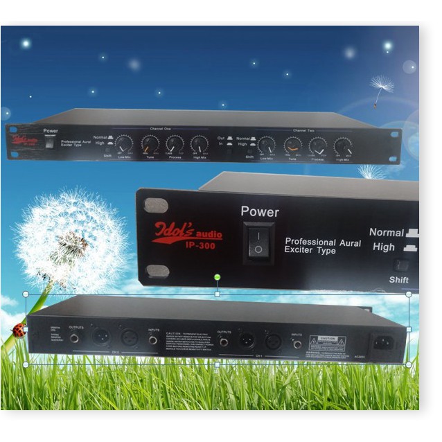 Thiết Bị Nâng Tiếng Hát, Máy nâng tiếng IP-300 Nhôm Phay Cong, Dàn Nghe Nhạc Karaoke Gia Đình,dàn âm thanh chuyên nghiệp