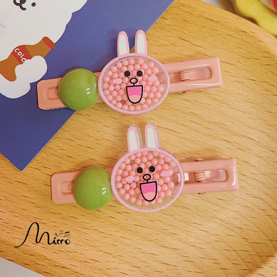 Kẹp tóc cute họa tiết hoạt hình động vật dễ thương phong cách Hàn quốc dành cho nữ