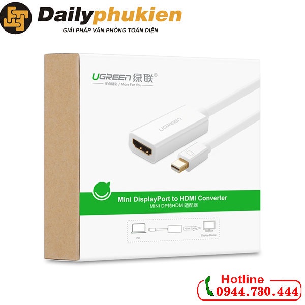 Cáp chuyển đổi Mini Displayport sang HDMI Ugreen 10460 dailyphukien