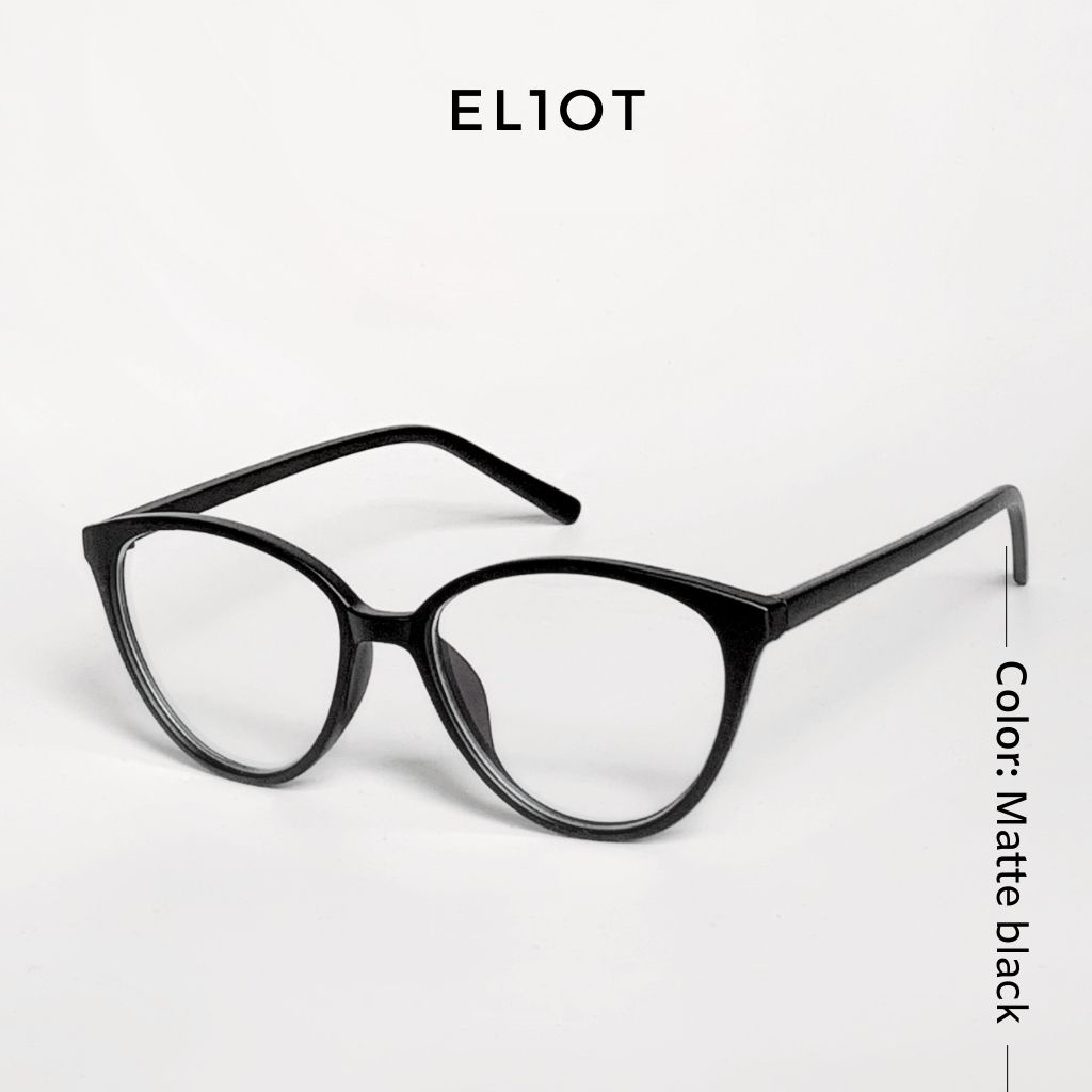 Gọng kính cận ELIOT gọng kính mắt mèo gọng kính nam, nữ thời trang Unisex