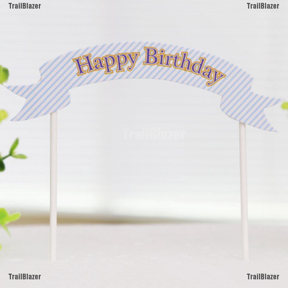 Banner Chữ Happy Birthday Trang Trí Bánh Sinh Nhật