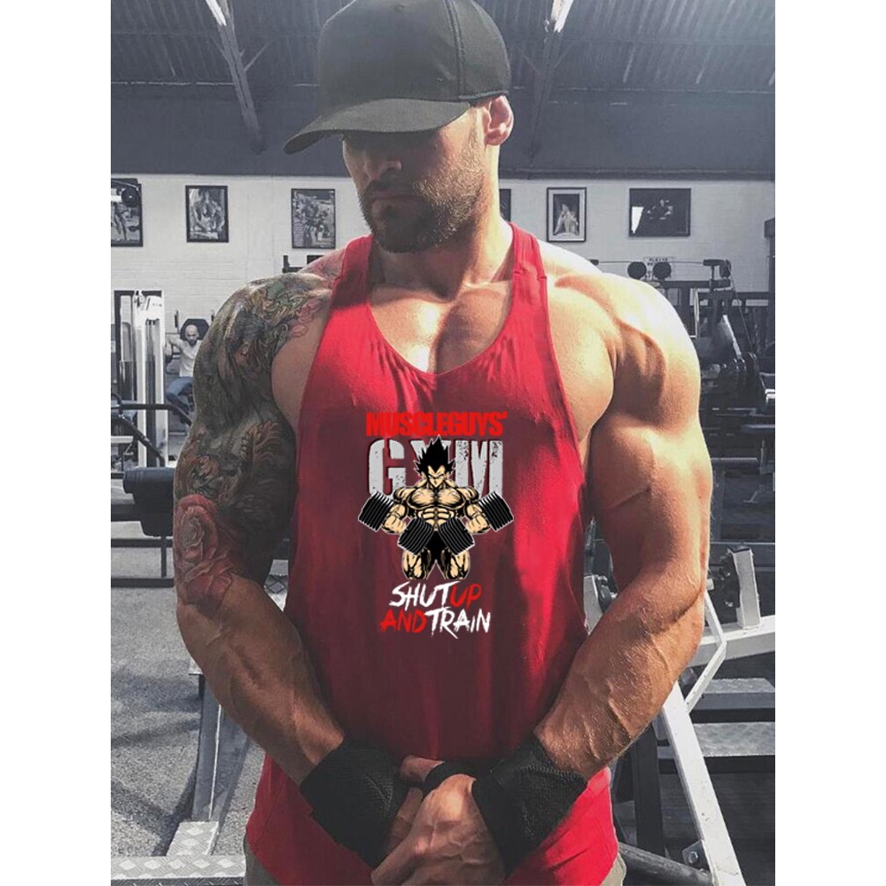 Áo Thun Ba Lỗ Nam Tập Gym Chuyên Dụng