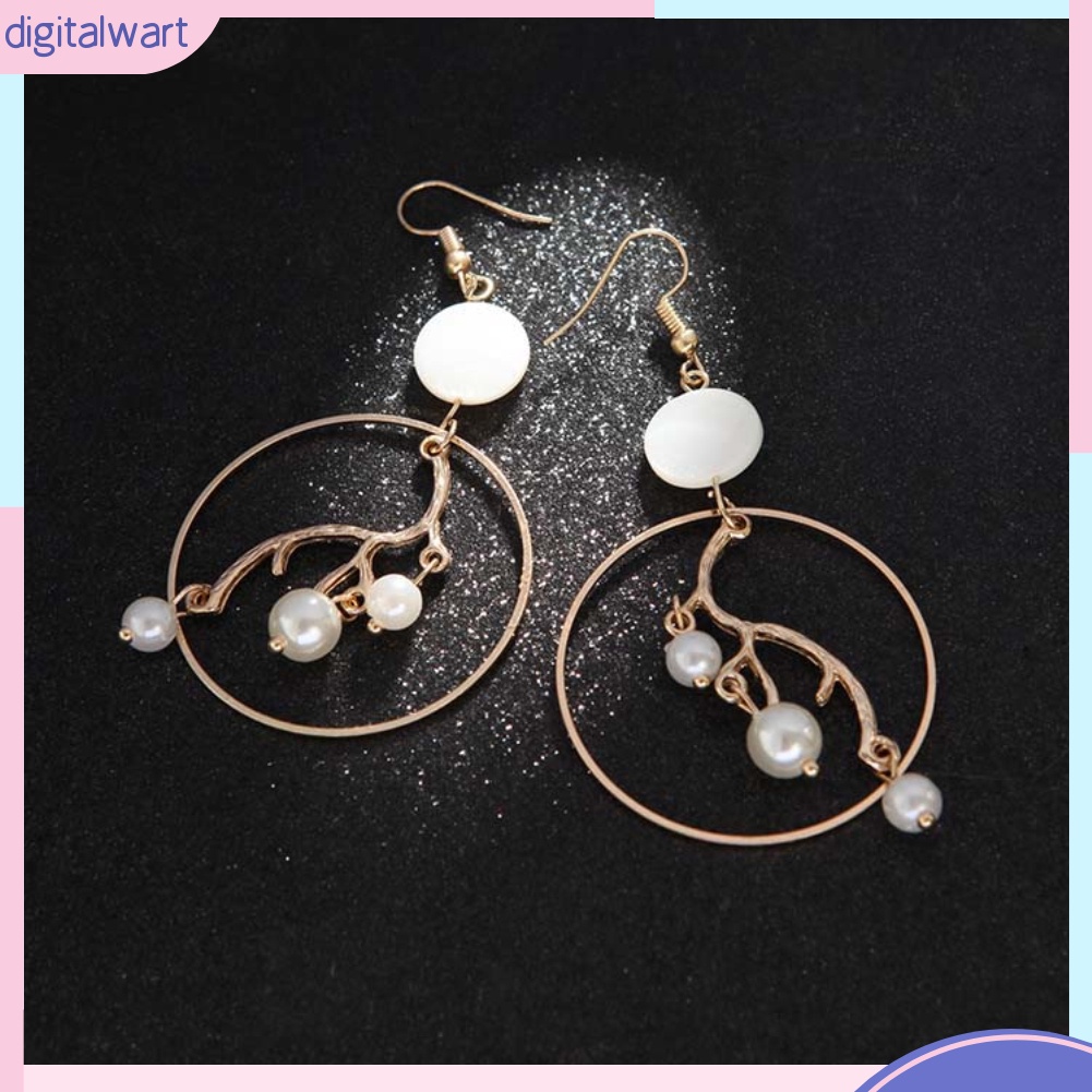 Khuyên Tai Nữ Trang Đính Ngọc Trai Thiết Kế Độc Đáo