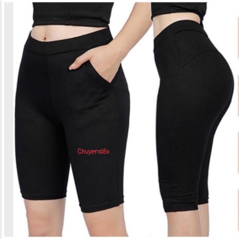 QUẦN LEGGING NÂNG MÔNG COTONG ( dài_ngố_đùi )