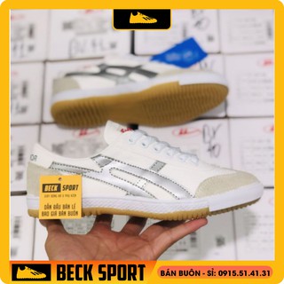 Giày Bata Chính Hãng Warrior Siêu Phủi Trắng Viền Bạc