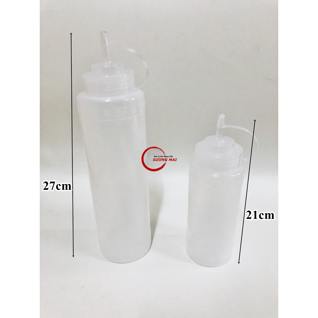 [Giá Sỉ] Chai đựng Tương Ớt, Bình Xịt Tương, Sốt 01 03 nhựa an toàn Vệ Sinh Thực Phẩm [CXT]