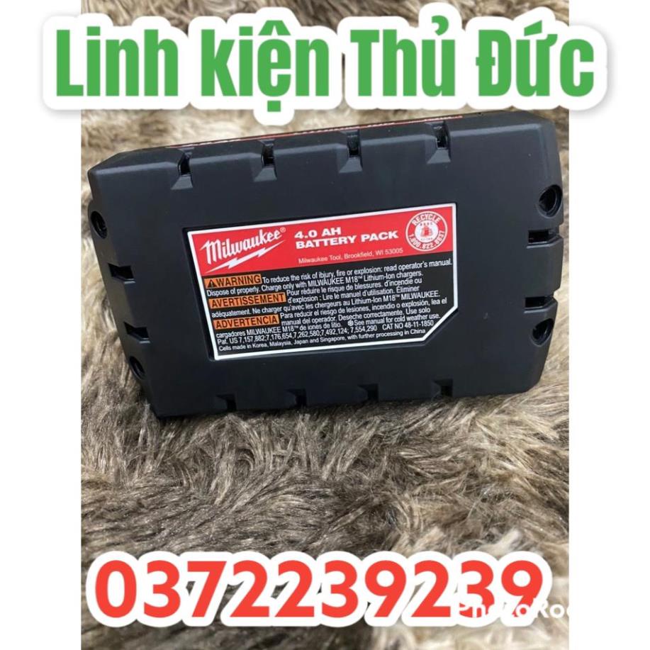 Lktd BN. Vỏ mạch Milwaukee 5s-1p 18V 4AH cell 21700, nhận sạc zin.