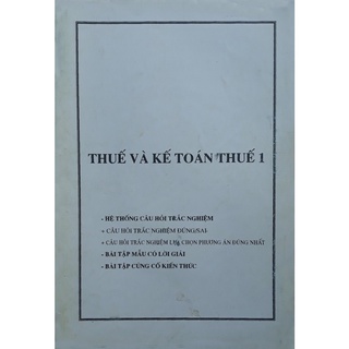 Bài tập thuế và kế toán thuế 1